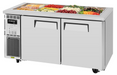 Turbo Air JBT-60-N 53 1/8" J Series Cold Food Bar - (12) Pan Capacity, Floor Model, Stainless Steel-cityfoodequipment.com