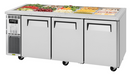Turbo Air JBT-72-N 66 1/8" J Series Cold Food Bar - (15) Pan Capacity, Floor Model, Stainless Steel-cityfoodequipment.com