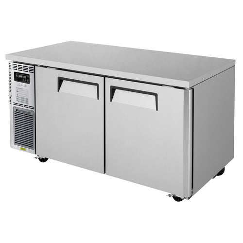 Turbo Air JUF-60-N 59" W Undercounter Freezer w/ (2) Section & (2) Door, 115v-cityfoodequipment.com