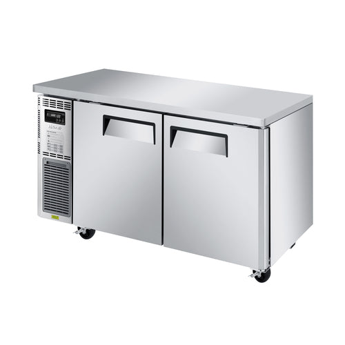 Turbo Air JUF-60S-N 59" W Undercounter Freezer w/ (2) Section & (2) Door, 115v-cityfoodequipment.com