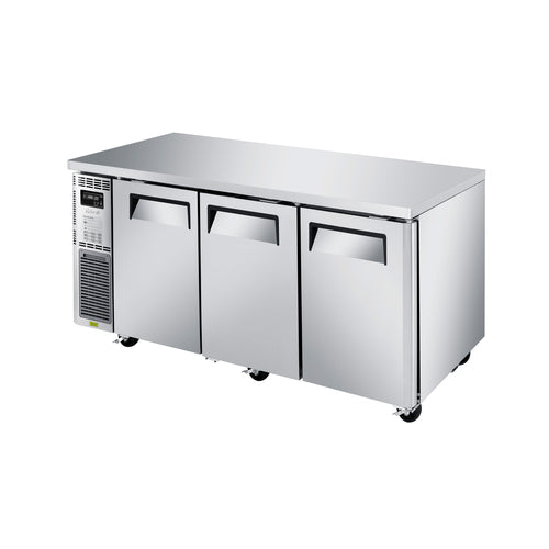 Turbo Air JUR-72S-N6 70 7/8" W Undercounter Refrigerator w/ (3) Section & (3) Door, 115v-cityfoodequipment.com