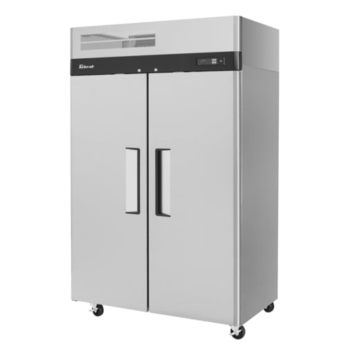 Turbo Air M3R47-2-N 51 3/4" Two Section Reach In Refrigerator, (2) Left/Right Hinge Solid Doors, 115v-cityfoodequipment.com