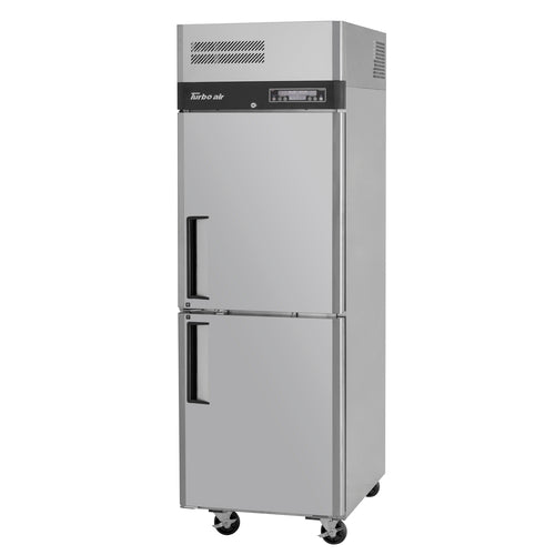 Turbo Air M3RF19-2-N 25 1/8" M3 Series One Section Commercial Combo Refrigerator Freezer - Solid Doors, Dual Temp, 115v-cityfoodequipment.com