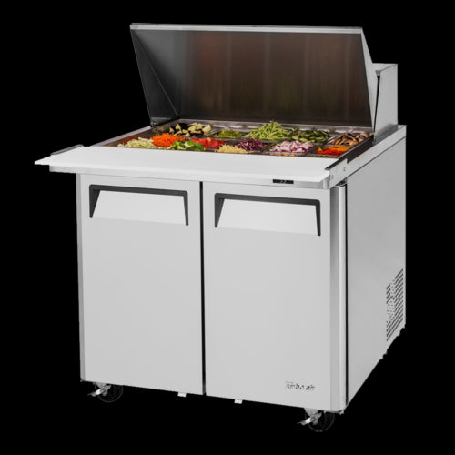 Turbo Air MST-36-15-N6 36" M3 Series Mega Top Sandwich/Salad Prep Table w/ Refrigerated Base, 115v-cityfoodequipment.com