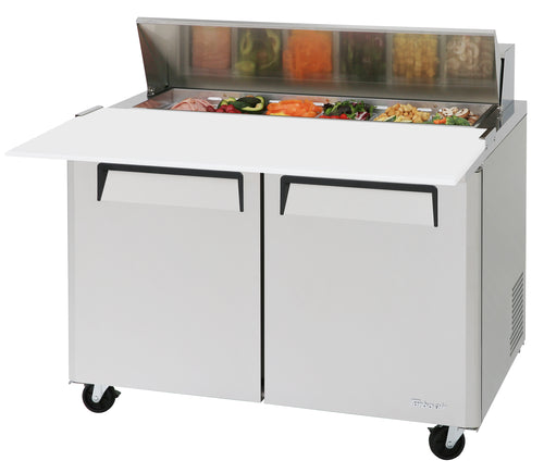 Turbo Air MST-48-12-N 48 1/4" M3 Series Sandwich/Salad Prep Table w/ Refrigerated Base, 115v-cityfoodequipment.com