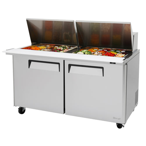 Turbo Air MST-60-24-N 60" M3 Series Mega Top Sandwich/Salad Prep Table w/ Refrigerated Base, 115v-cityfoodequipment.com