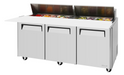 Turbo Air MST-72-18-N 72 5/8" M3 Series Sandwich/Salad Prep Table w/ Refrigerated Base, 115v-cityfoodequipment.com