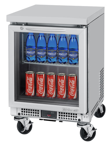 Turbo Air MUR-20SG-N6 20"W Undercounter Refrigerator w/ (1) Section & (1) Door, 115v-cityfoodequipment.com