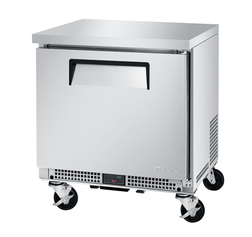 Turbo Air MUR-27S-N6 27"W Undercounter Refrigerator w/ (1) Section & (1) Door, 115v-cityfoodequipment.com