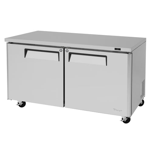 Turbo Air MUR-60-N 60 1/4" W Undercounter Refrigerator w/ (2) Section & (2) Door, 115v-cityfoodequipment.com