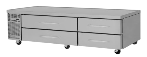 Turbo Air PRCBE-96R-N 96" PRO Series Chef Base w/ (4) Drawers - 115v-cityfoodequipment.com