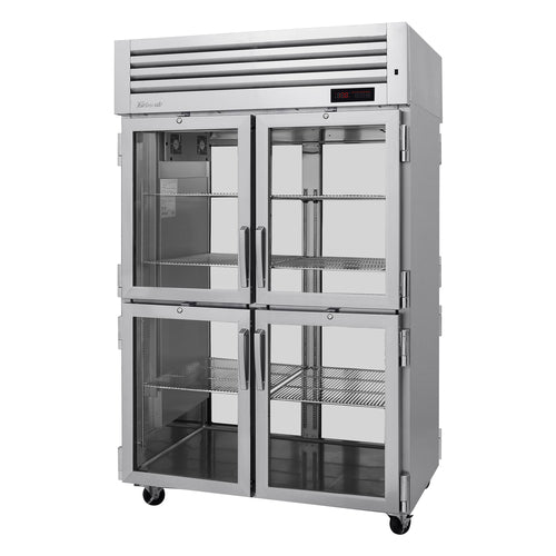Turbo Air PRO-50-4H-G-PT Full Height Pass Thru Mobile Heated Cabinet w/ (6) Shelves, 208v/1ph-cityfoodequipment.com