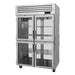 Turbo Air PRO-50-4H-G-PT Full Height Pass Thru Mobile Heated Cabinet w/ (6) Shelves, 208v/1ph-cityfoodequipment.com