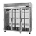 Turbo Air PRO-77H-G-PT Full Height Pass Thru Mobile Heated Cabinet w/ (9) Shelves, 208v/1ph-cityfoodequipment.com