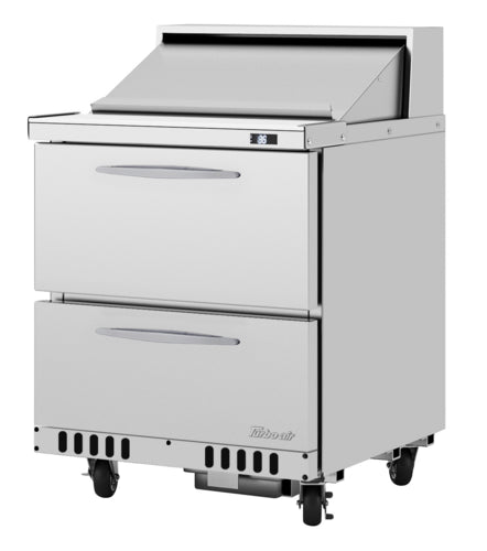 Turbo Air PST-28-D2-FB-N 27 1/2" PRO Series Sandwich/Salad Prep Table w/ Refrigerated Base, 115v-cityfoodequipment.com