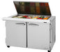 Turbo Air PST-48-18-N-FL 48 1/4" PRO Series Mega Top Sandwich/Salad Prep Table w/ Refrigerated Base, 115v-cityfoodequipment.com