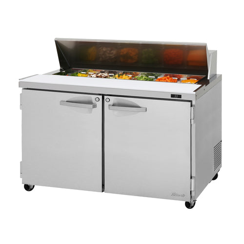 Turbo Air PST-48-N 48 1/4" PRO Series Sandwich/Salad Prep Table w/ Refrigerated Base, 115v-cityfoodequipment.com