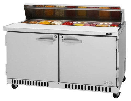 Turbo Air PST-60-FB-N 60 1/4" PRO Series Sandwich/Salad Prep Table w/ Refrigerated Base, 115v-cityfoodequipment.com