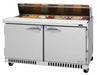 Turbo Air PST-60-FB-N 60 1/4" PRO Series Sandwich/Salad Prep Table w/ Refrigerated Base, 115v-cityfoodequipment.com