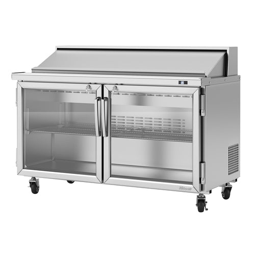 Turbo Air PST-60-G-N 60 1/4" PRO Series Sandwich/Salad Prep Table w/ Refrigerated Base, 115v-cityfoodequipment.com