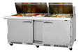 Turbo Air PST-72-30-FB-N 72 5/8" PRO Series Mega Top Sandwich/Salad Prep Table w/ Refrigerated Base, 115v-cityfoodequipment.com
