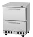 Turbo Air PUR-28-D2-FB-N 27 1/2" W Undercounter Refrigerator w/ (1) Section & (2) Drawers, 115v-cityfoodequipment.com