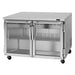 Turbo Air PUR-48-G-N 48 1/4" W Undercounter Refrigerator w/ (2) Sections & (2) Doors, 115v-cityfoodequipment.com