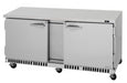 Turbo Air PUR-72-FB-N 70 5/8" W Undercounter Refrigerator w/ (2) Section & (2) Doors, 115v-cityfoodequipment.com