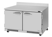 Turbo Air PWF-48-FB-N 48 1/4"W Worktop Freezer w/ (2) Sections & (2) Doors, 115v-cityfoodequipment.com