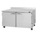 Turbo Air PWF-60-N 60 1/4"W Worktop Freezer w/ (2) Sections & (2) Doors, 115v-cityfoodequipment.com