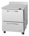 Turbo Air PWR-28-D2-N 27 1/2" Worktop Refrigerator w/ (1) Section, 115v-cityfoodequipment.com