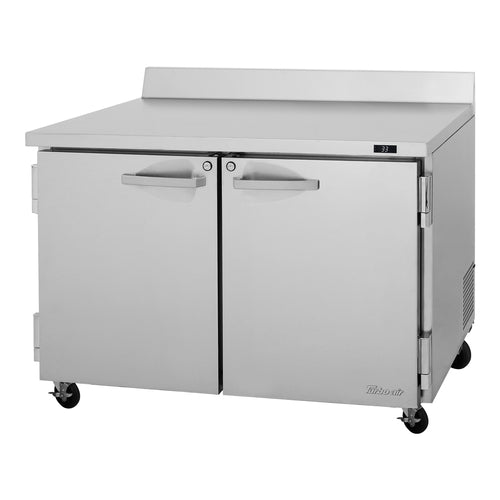 Turbo Air PWR-48-N 48 1/4" Worktop Refrigerator w/ (2) Sections, 115v-cityfoodequipment.com
