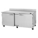 Turbo Air PWR-72-N 72 5/8" Worktop Refrigerator w/ (2) Sections, 115v-cityfoodequipment.com