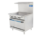 Turbo Air TAR-36G 36" Gas Range W/ Full Griddle & Standard Oven, Natural Gas-cityfoodequipment.com