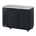 Turbo Air TBB-24-48SBD-N6 49 1/8" Bar Refrigerator - 2 Swinging Solid Doors, Black, 115v-cityfoodequipment.com