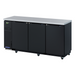 Turbo Air TBB-24-72SBD-N6 73 1/8" Bar Refrigerator - 3 Swinging Solid Doors, Black, 115v-cityfoodequipment.com