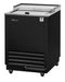 Turbo Air TBC-24SB-GF-N6 1 Section Glass Chiller w/ 48 Mug Capacity, Black, 115v-cityfoodequipment.com