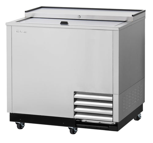 Turbo Air TBC-36SD-GF-N 1 Section Glass Chiller w/ 93 Mug Capacity, Stainless, 115v-cityfoodequipment.com