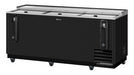 Turbo Air TBC-80SB-N 80 1/2" Forced Air Bottle Cooler - Holds (739) 12 oz Bottles, Black, 115v-cityfoodequipment.com