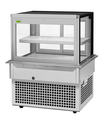Turbo Air TBP-36-46FDN 38 1/8" Full Service Bakery Display Case w/ Straight Glass - (2) Levels, 115v-cityfoodequipment.com
