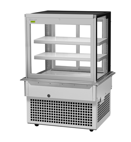 Turbo Air TBP36-54FDN 38 1/8" Full Service Bakery Display Case w/ Straight Glass - (3) Levels, 115v-cityfoodequipment.com