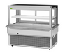 Turbo Air TBP60-46FDN 61 3/4" Full Service Bakery Display Case w/ Straight Glass - (2) Levels, 115v-cityfoodequipment.com