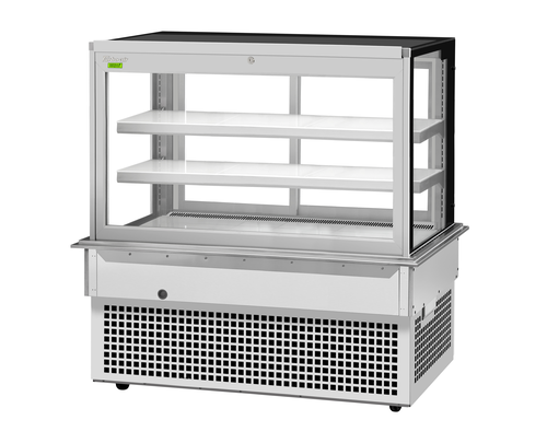 Turbo Air TBP60-54FDN 61 3/4" Full Service Bakery Display Case w/ Straight Glass - (3) Levels, 115v-cityfoodequipment.com