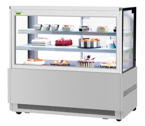 Turbo Air TBP60-54FN-S 59" Full Service Bakery Display Case w/ Straight Glass - (3) Levels, 115v-cityfoodequipment.com