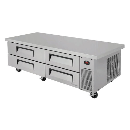 Turbo Air TCBE-72SDR-E-N 78" Super Deluxe Chef Base w/ (4) Drawers - 115v-cityfoodequipment.com