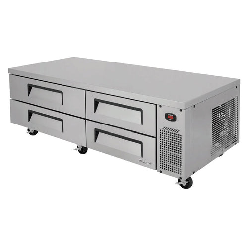 Turbo Air TCBE-72SDR-N 72" Super Deluxe Chef Base w/ (4) Drawers - 115v-cityfoodequipment.com