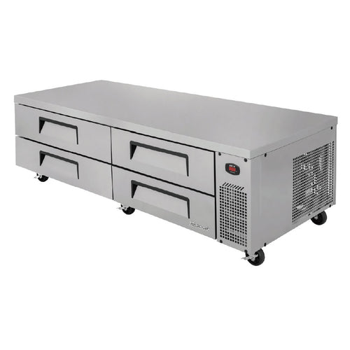 Turbo Air TCBE-82SDR-N 83 5/8" Super Deluxe Chef Base w/ (4) Drawers - 115v-cityfoodequipment.com