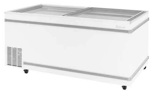 Turbo Air TFS-25F-N 69" Mobile Chest Freezer w/ (33) Baskets - White, 115v-cityfoodequipment.com