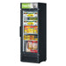 Turbo Air TGF-15SD-N 26 3/8" One Section Display Freezer w/ Swing Door - Bottom Mount Compressor, Black, 115v-cityfoodequipment.com
