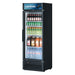Turbo Air TGM-15SD-N6 27" Super Deluxe One Section Glass Door Merchandiser - (1) Right Hinge Door, White, 115v-cityfoodequipment.com